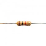 1K Ohm Resistors 1000 Ohms 1/4W 5% Carbon Film Through Hole Fixed Resistors 100p