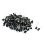 ElectroBot Electrolytic Capacitor 100 Micro Farad 25 Volt, 5 Piece