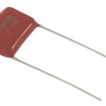 NTE Electronics MLR473K400 Series MLR Polyester Non-Polarized Film Capacitor, Radial Lead, Non-Inductive, 0.047 µF Capacitance, 10% Tolerance, 400V