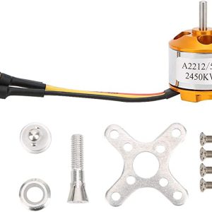 RC Motor, Professional Outrunner RC Brushless Motor High Power Motor Upgrade Parts Compatible with RC Quadcopter(2450KV )