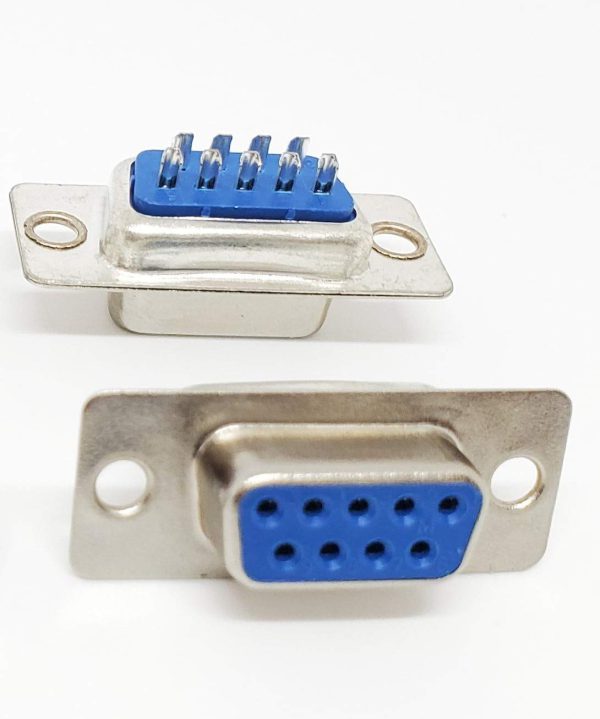 Pc Accessories - DB9 Female D-Sub Solder Type 9 Pins Connector, 5-Pack
