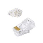 AMP RJ45 Connector Set of 100pcs RJ45 connector 100pcs of packet
