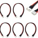 JST-XH 3S Balance Plug Extension Lead Wire 200mm 5 PCS for LiPo Battery Balance Charging 22AWG Silicone
