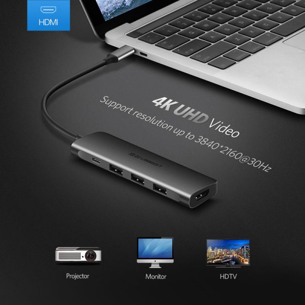 Type C to Multi 3 Ports USB Hubs - Image 3