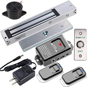 Electric Magnetic Door Lock Kit System with Remote Control
