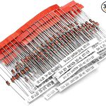 Chanzon 30 Values 300pc 1W Zener Diode Assorted Kit (3V 3.3V 3.6V 3.9V 4.3V 4.7V 5.1V 5.6V 6.2V 6.8V 7.5V 8.2V 9.1V 10V 11V 12V 13V 15V 16V 18V 20V 22V 24V 27V 30V 33V 36V 39V 43V 47V) Assortment Set