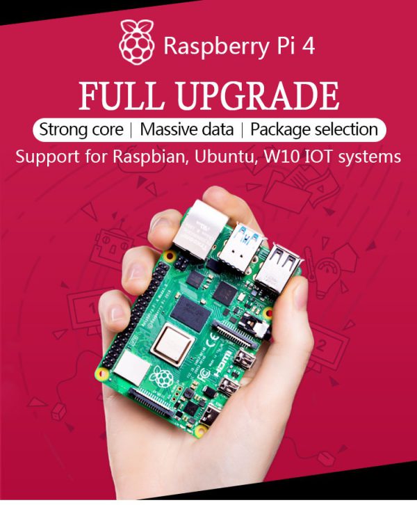 Raspberry Pi 4 Model B Development Board Kit 2G - Image 2