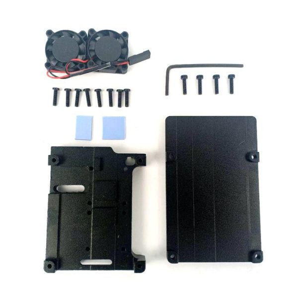 Raspberry Pi 4 Model B Dual Fans CNC Aluminum Alloy Case - Image 2