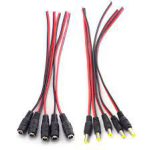 DC Jack Female Connector 5.5mm With 5 Inch Wire