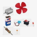 DC Motor 3v-9v with project set combo set