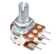 Potentiometer 6-Pin Volume Dual Double Rotary 47K Linear 2 Pcs