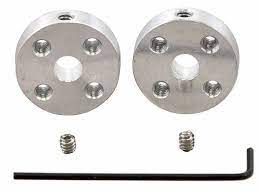 Mounting Hub for 5mm Shaft, M3 Holes (2-Pack)