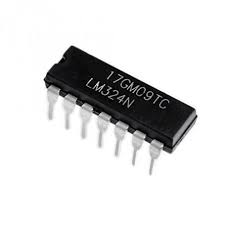 IC LM324N DIP14, QUADRUPLE AMPLIFIER