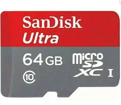 64 Gb Ultra Memory Card With Adapter