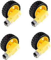 Dual Shaft BO Motor With Wheel (1/1 Pcs )