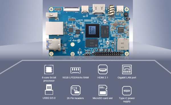Orange Pi 5 Rockchip RK3588S 8 Core 64 Bit Single Board Computer, 2.4GHz - Image 5