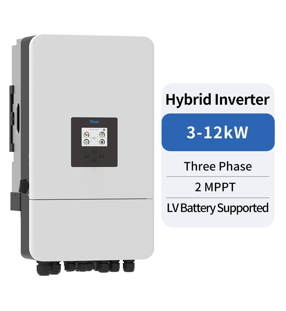 Deye 12kW Three phase hybrid solar inverter India - SUN-12K-SG05LP3-EU-SM2