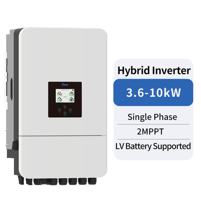 Deye 6kW Single phase hybrid solar inverter India - SUN-6K-SG05LP1-EU-SM2-P